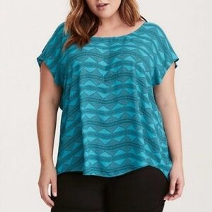 Torrid Split Back Top